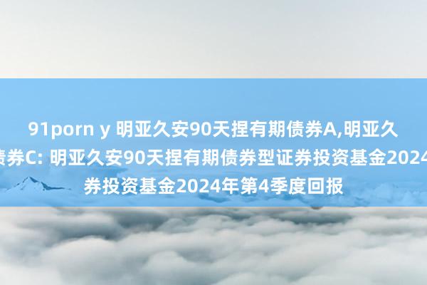 91porn y 明亚久安90天捏有期债券A,明亚久安90天捏有期债券C: 明亚久安90天捏有期债券型证券投资基金2024年第4季度回报