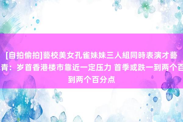 [自拍偷拍]藝校美女孔雀妹妹三人組同時表演才藝 施永青：岁首香港楼市靠近一定压力 首季或跌一到两个百分点