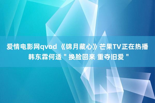 爱情电影网qvod 《锦月藏心》芒果TV正在热播 韩东霖何适＂换脸回来 重夺旧爱＂