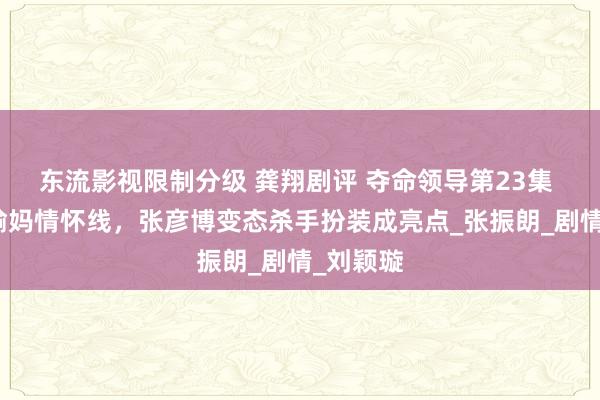东流影视限制分级 龚翔剧评 夺命领导第23集 硬塞子瑜妈情怀线，张彦博变态杀手扮装成亮点_张振朗_剧情_刘颖璇