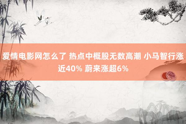 爱情电影网怎么了 热点中概股无数高潮 小马智行涨近40% 蔚来涨超6%