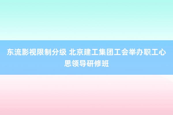 东流影视限制分级 北京建工集团工会举办职工心思领导研修班