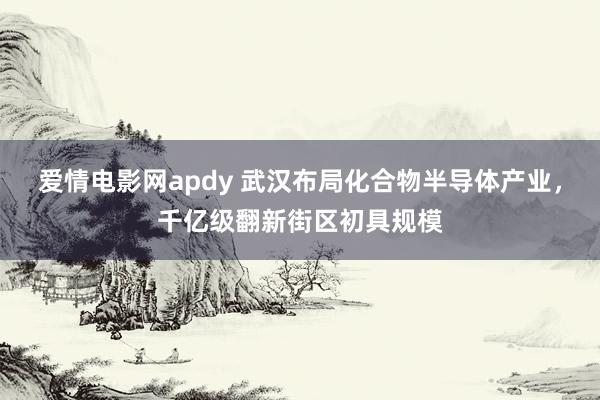 爱情电影网apdy 武汉布局化合物半导体产业，千亿级翻新街区初具规模