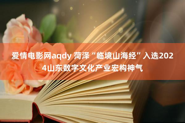 爱情电影网aqdy 菏泽“临境山海经”入选2024山东数字文化产业宏构神气